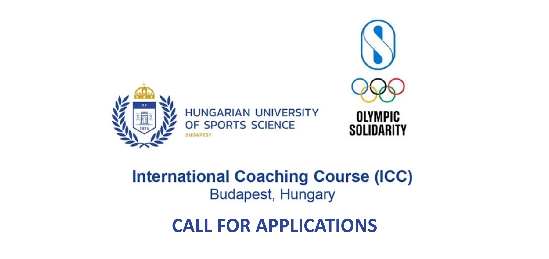 CALL FOR APPLICATIONS: International Coaching Course (ICC) - Budapest 2026 (Fall Semester)